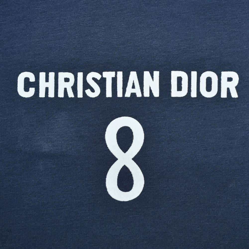 Dior White & Blue Premium Quality Co-Ord Set-thumb-4