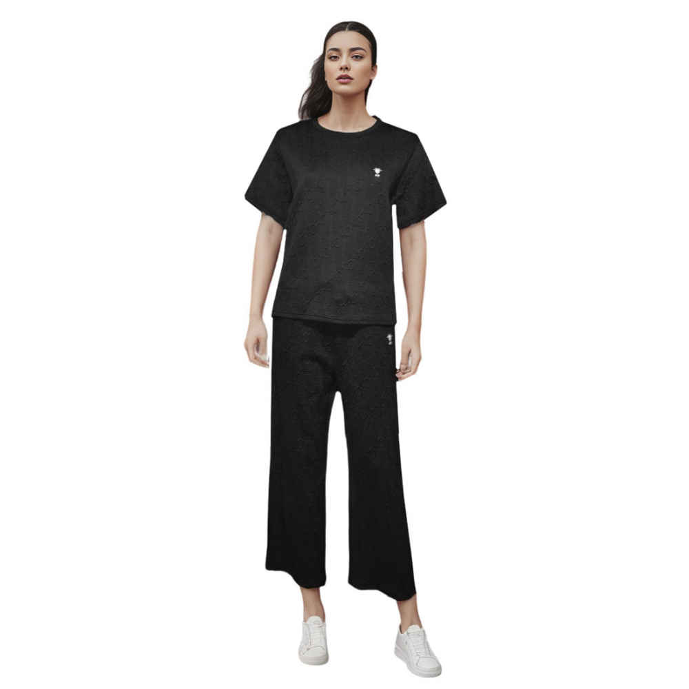 Dior Spider Embroidered Black Premium Co-ord Set-1