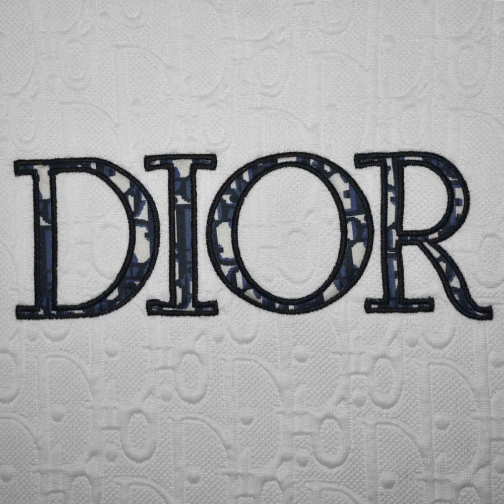 Dior Embossed White Premium Luxury Co-ord Set-thumb-4