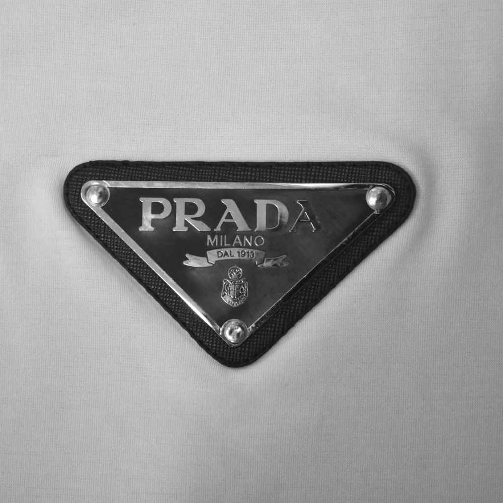 Prada Embroidered logo White Premium Co-ord Set-thumb-4