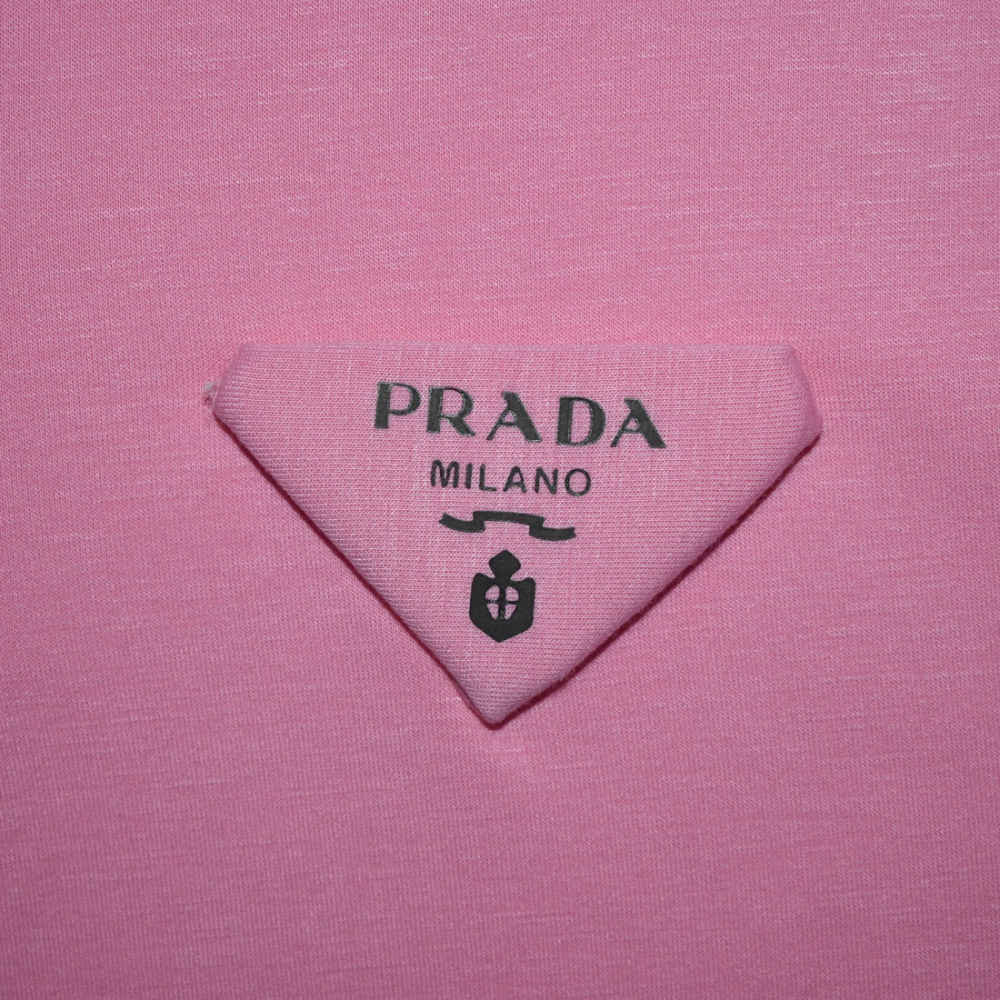 Prada logo Print Pink Premium Co-ord Set-4