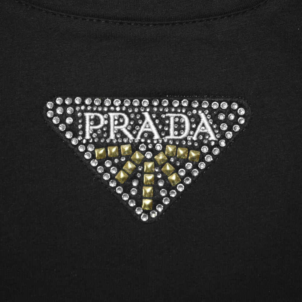 Prada Embroidered Black Premium Co-ord Set-4