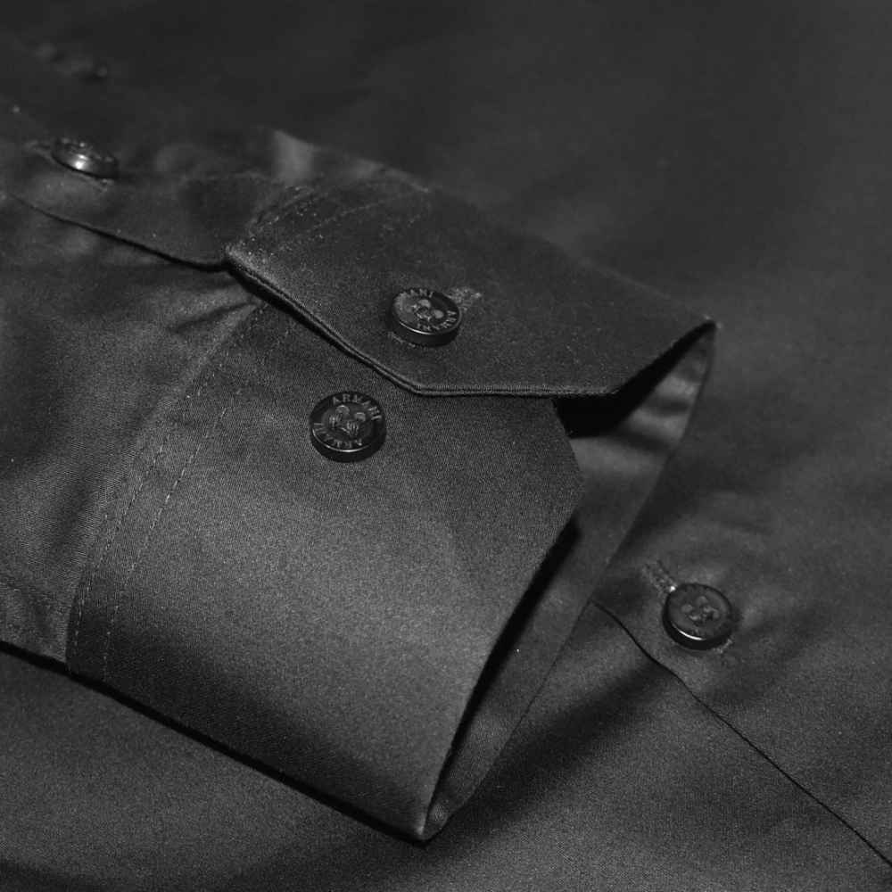Emporio Armani logo Print Black Premium Shirt-thumb-5