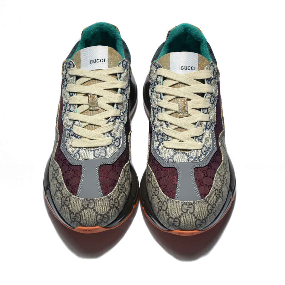 Gucci GG Rhyton Brown Sneakers-3