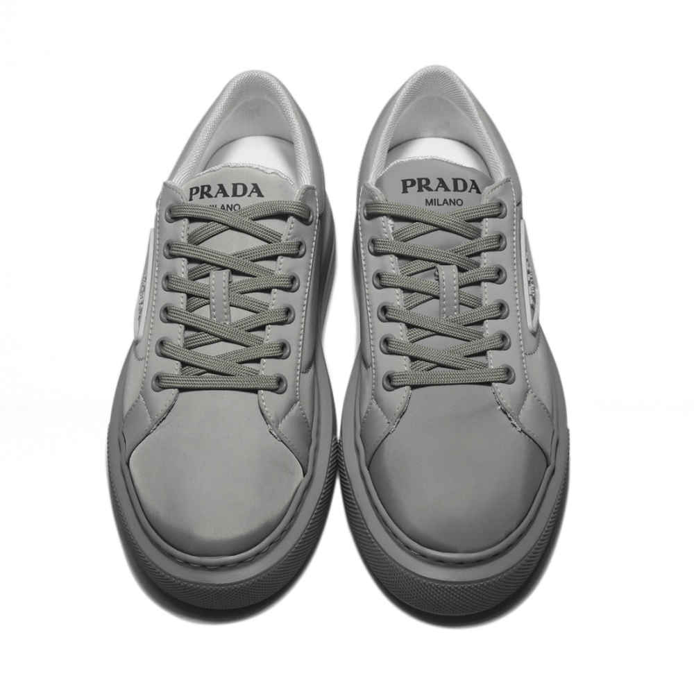 Prada Grey Premium Luxury Sneakers-3