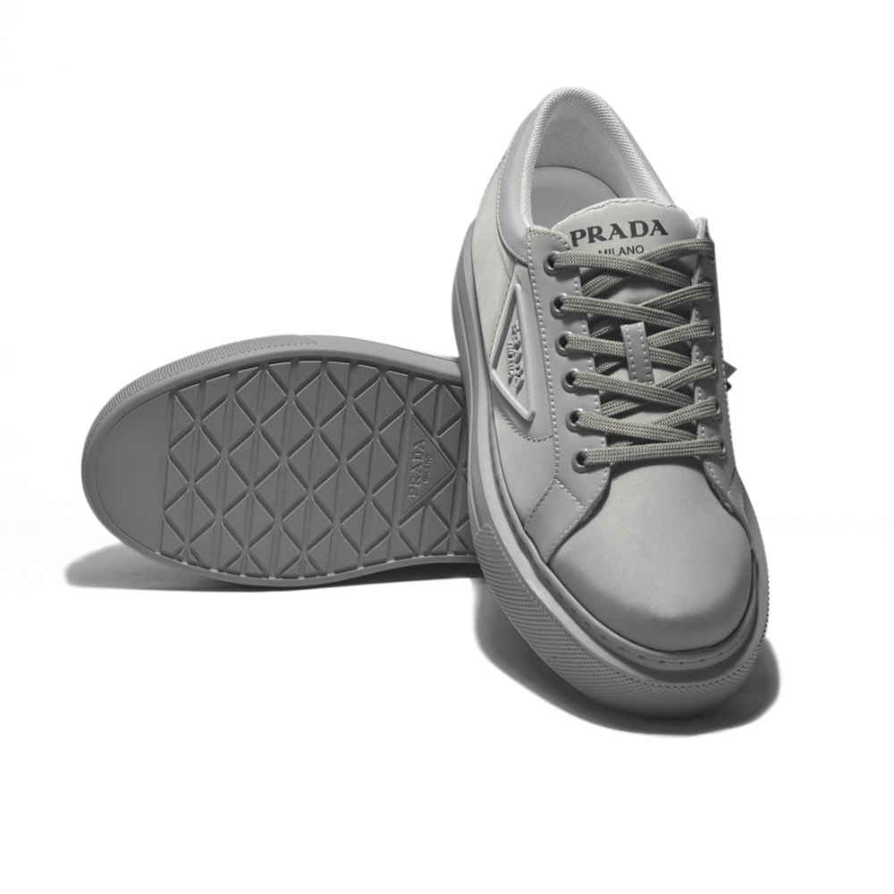 Prada Grey Premium Luxury Sneakers-5