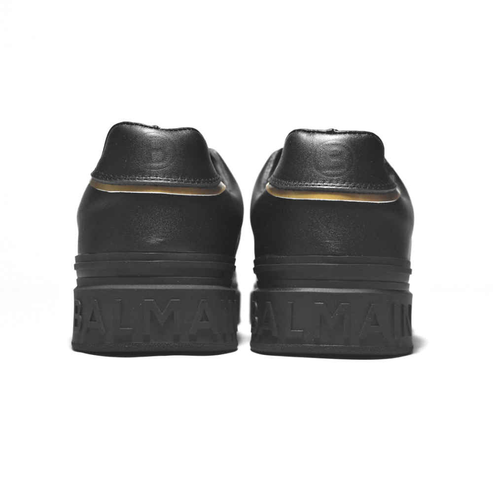Balmain B-Court Black Monogram Premium Sneakers-4