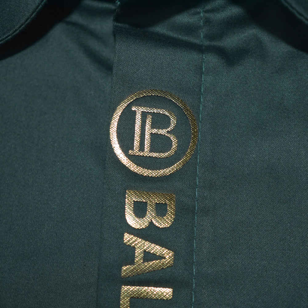 Balmain Green Premium Luxury Cotton Shirt-thumb-3