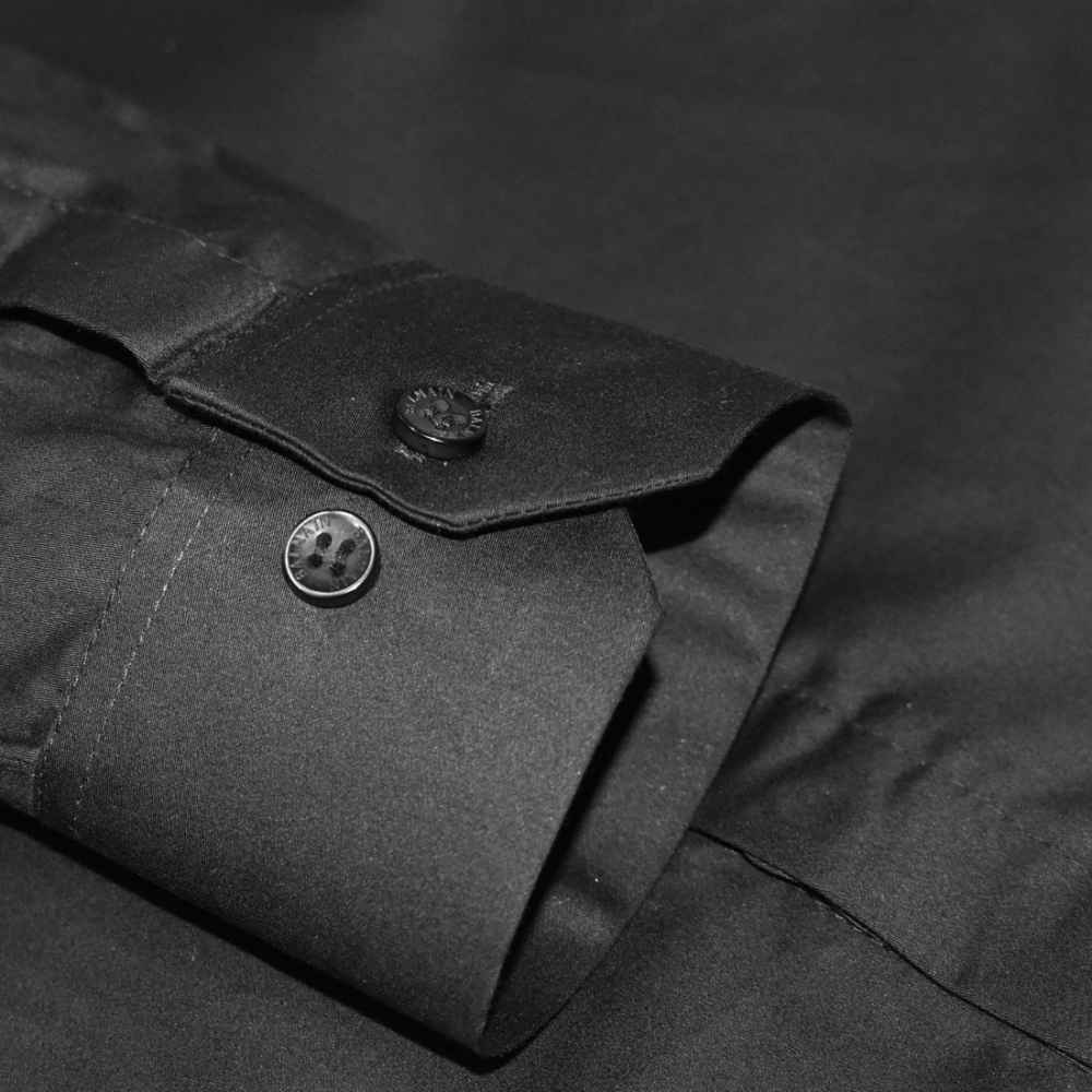 Balmain Black Premium Luxury Cotton Shirt-5
