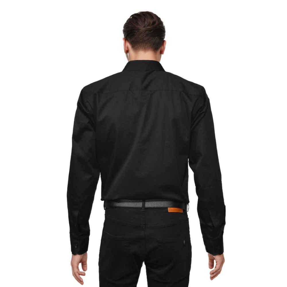 Balmain Black Premium Luxury Cotton Shirt-1