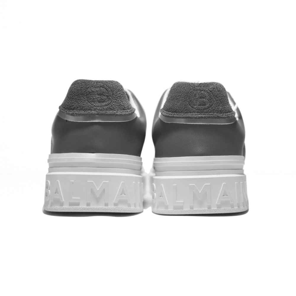 Balmain B-Court Monogram Grey Premium Sneakers-thumb-4