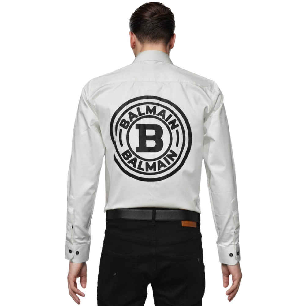 Balmain Paris White Premium Quality Shirt-thumb-1
