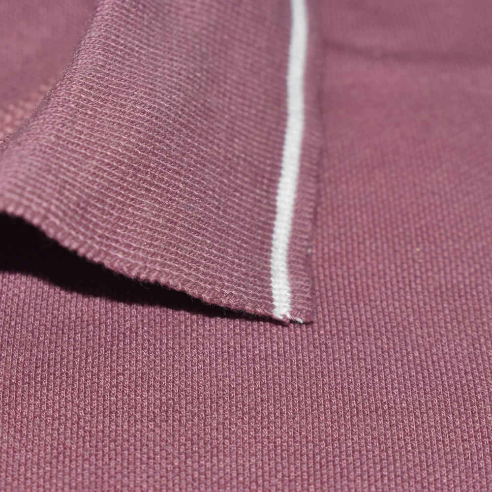 Coach Embroidered logo Striped Pique Pink Polo T-shirt-thumb-4