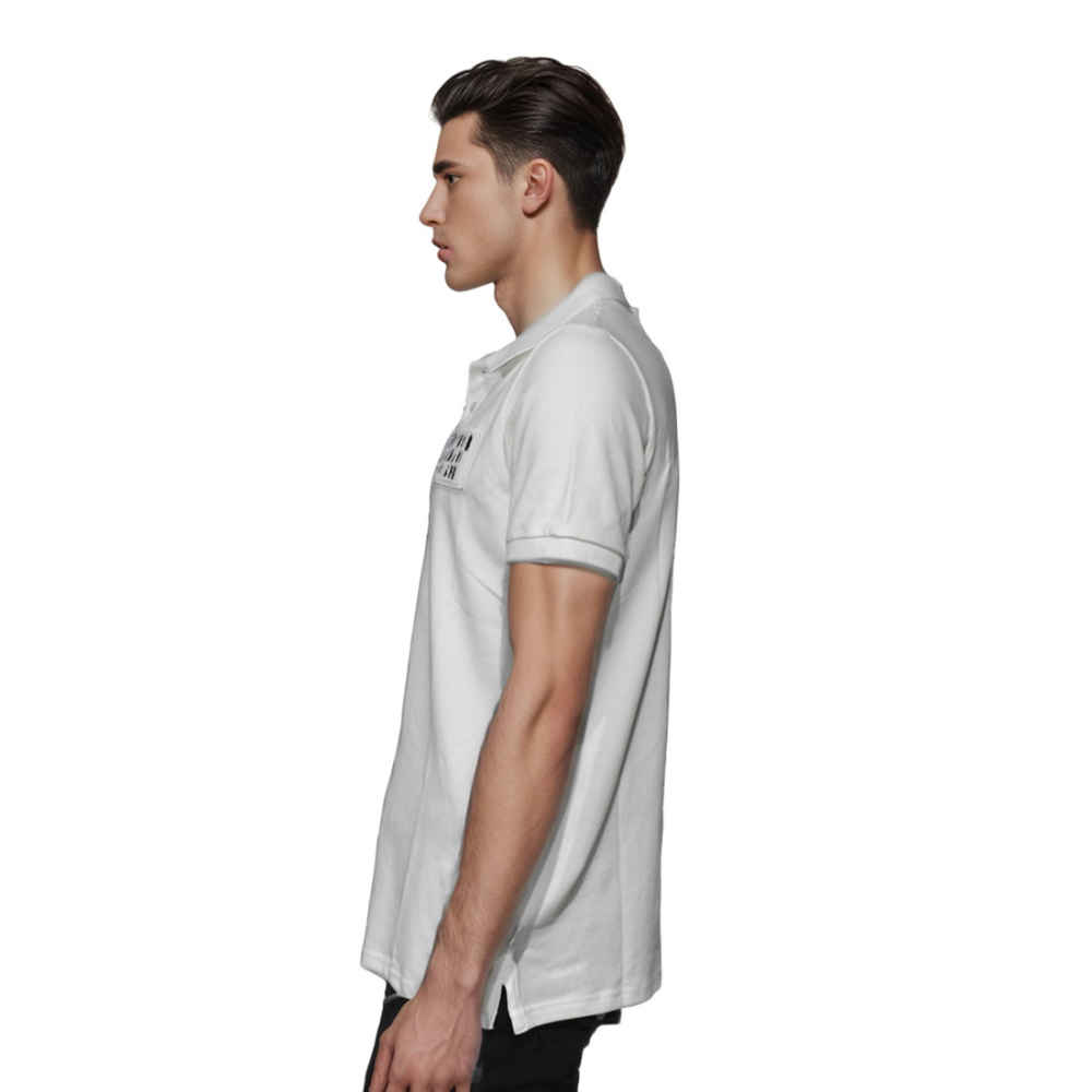 Emporio Armani Embroidered Patch White T-shirt-2