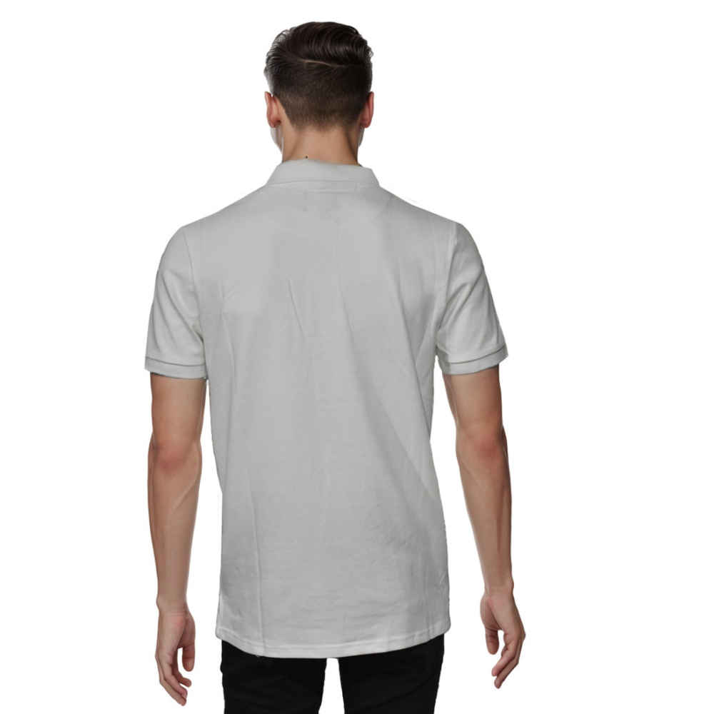 Emporio Armani Embroidered Patch White T-shirt-1