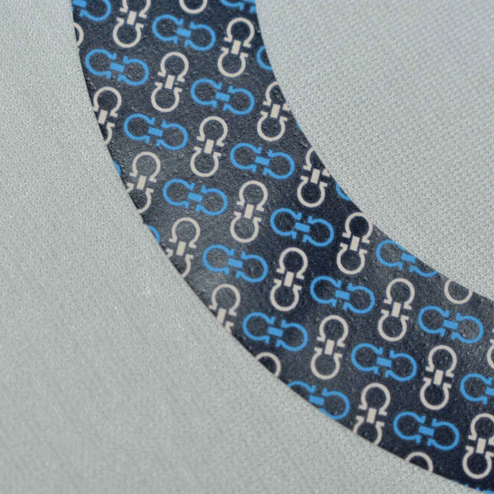 Salvatore Ferragamo White Gancini-Print T-shirt-thumb-3