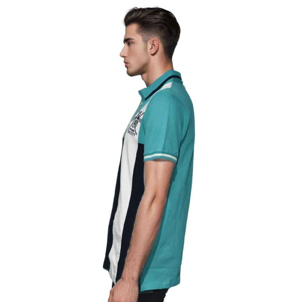 Hackett Sky Blue Premium Quality Polo T-shirt-thumb-2