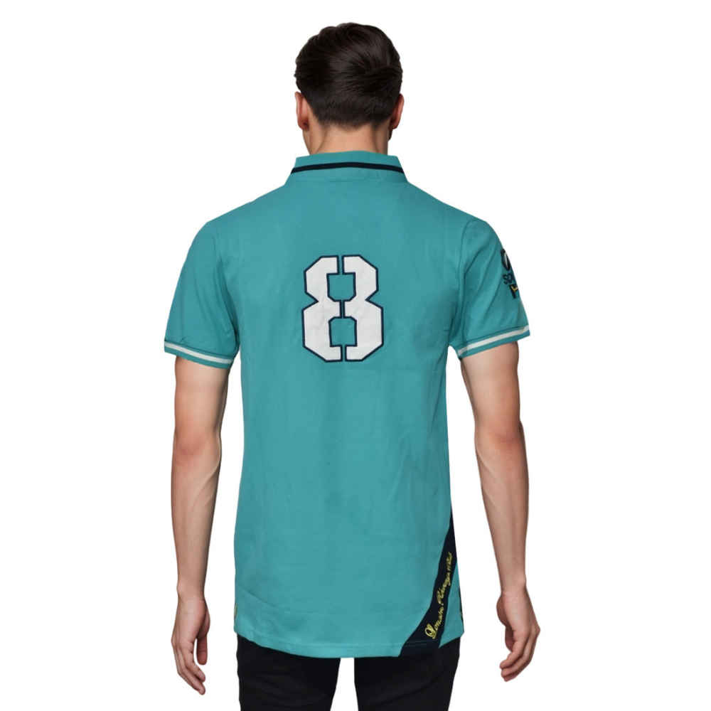 Hackett Sky Blue Premium Quality Polo T-shirt-thumb-1