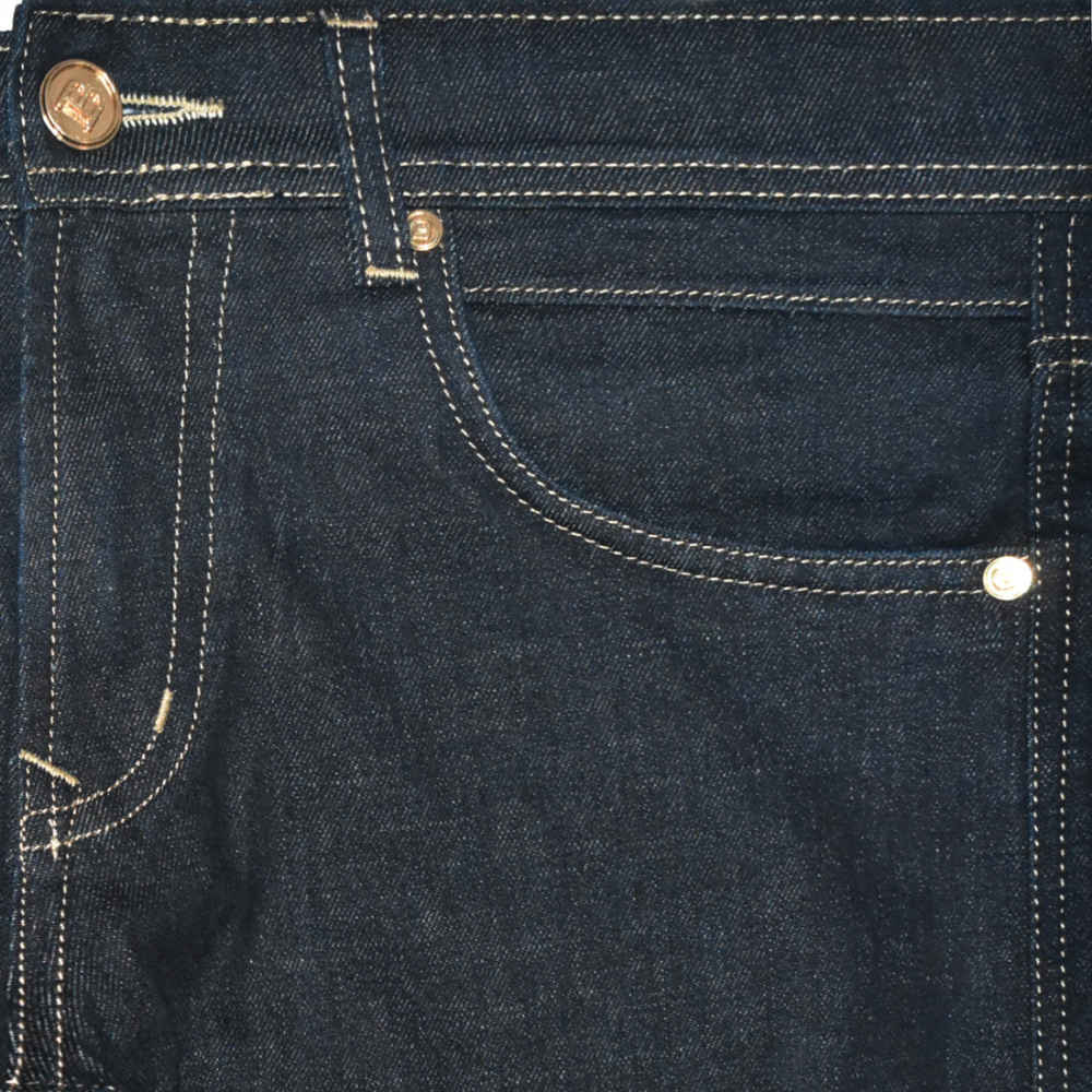 Balmain Blue Premium Logo on Pocket Jeans-1