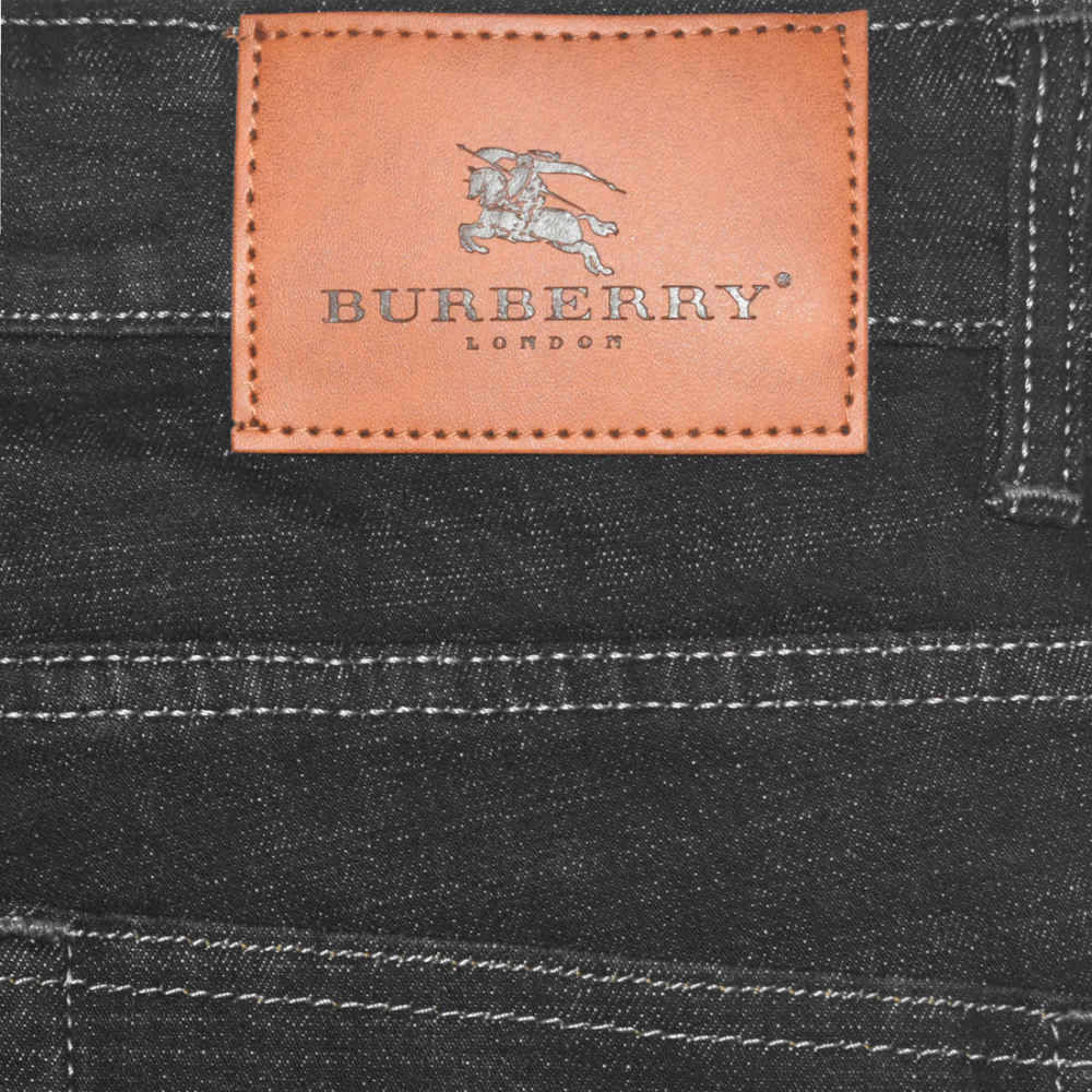 Burberry Black Premium Logo on Pocket Jeans-4