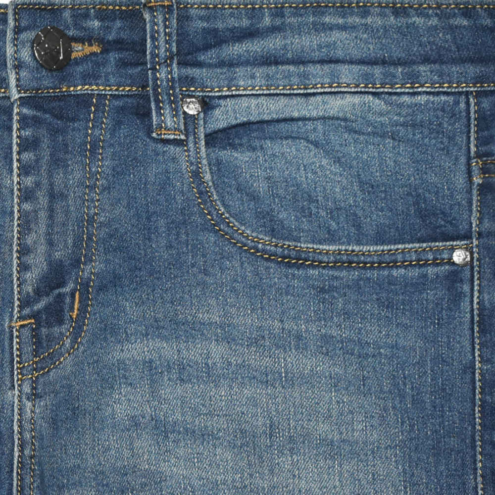 Louis Vuitton Blue Mickey Mouse Premium Jeans-thumb-1