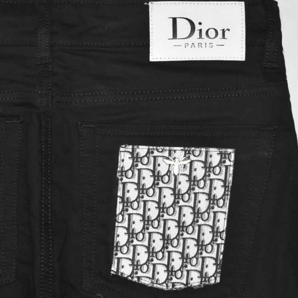 Dior Black Premium Quality Jeans-thumb-4