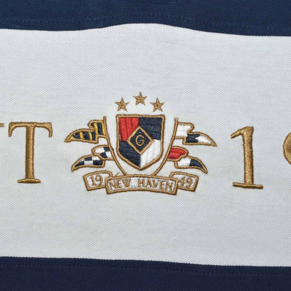 GANT logo Embroidery at Chest T-shirt-3