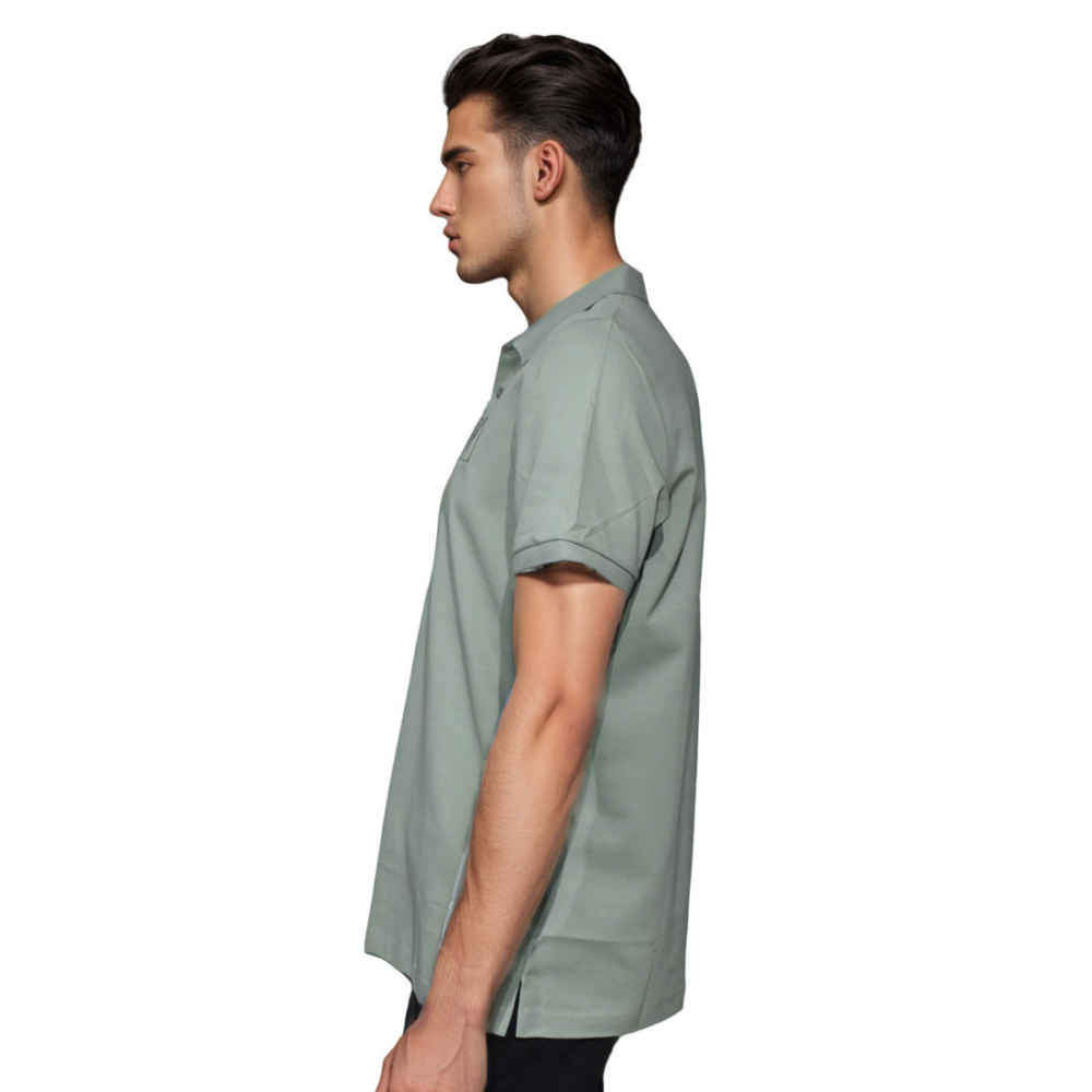 Hermes Paris Green Premium Luxury Polo T-shirt-thumb-2