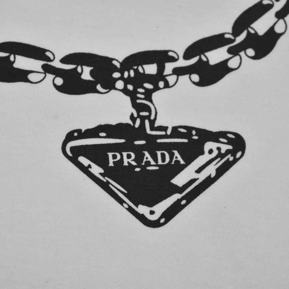 Prada White Premium Cotton Kids Co-ord Set-thumb-3