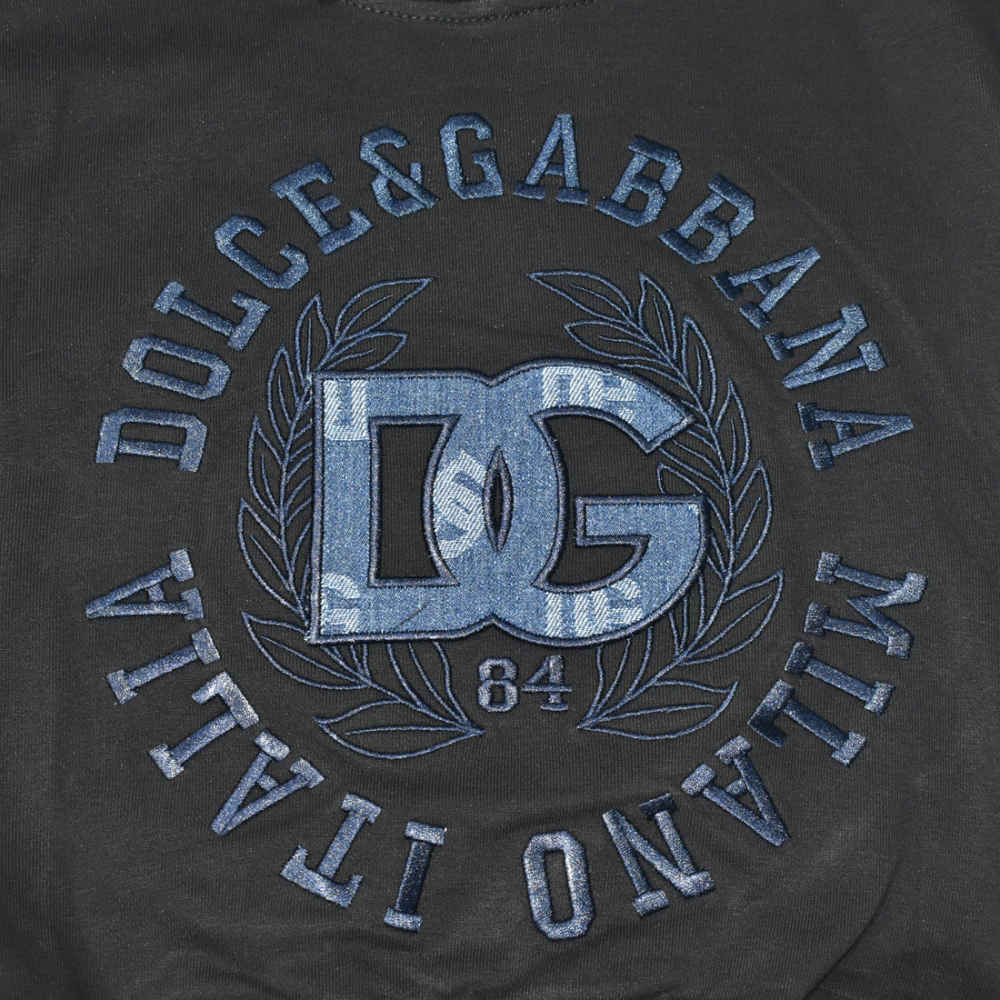 Dolce & Gabbana Logo Print Black Premium Kids Co-ord Set-3