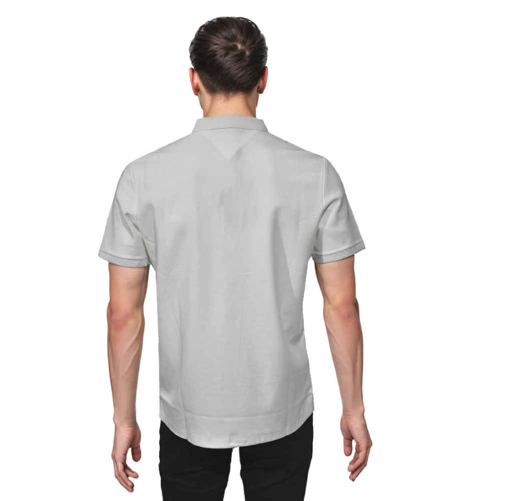 Prada White Premium Cotton Polo T-shirt-thumb-1