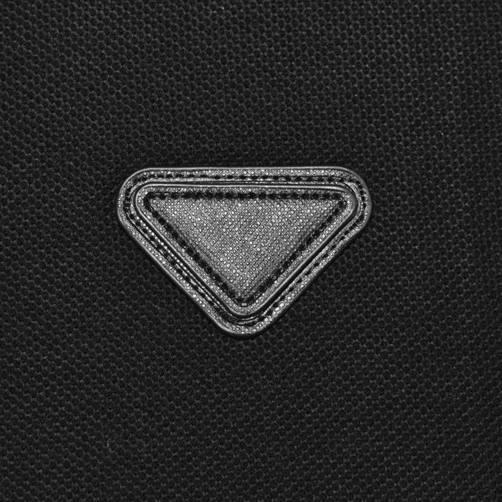 Prada Black Short-sleeved cotton polo T-shirt-3