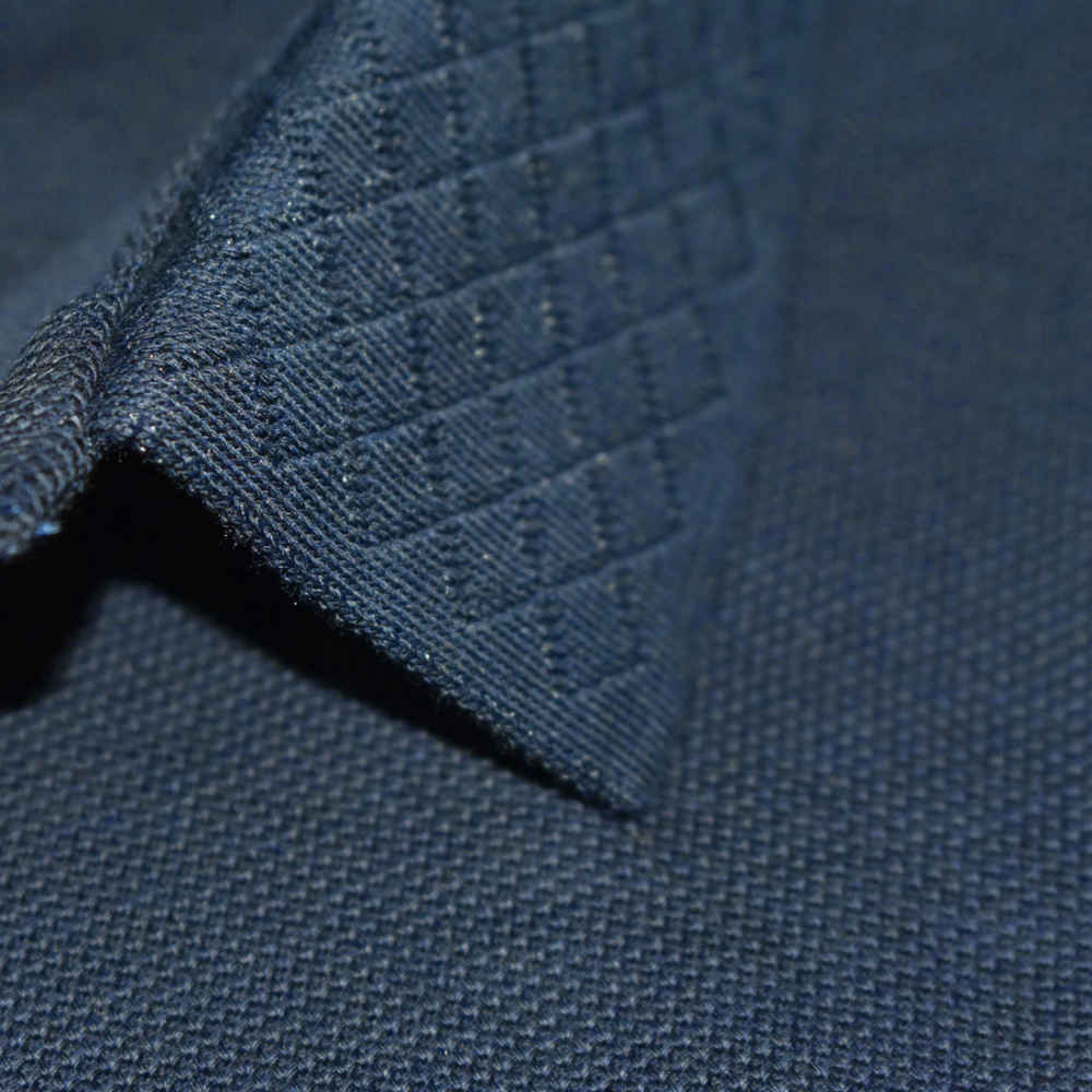 Prada Dark Blue Premium Cotton Polo T-shirt-thumb-4