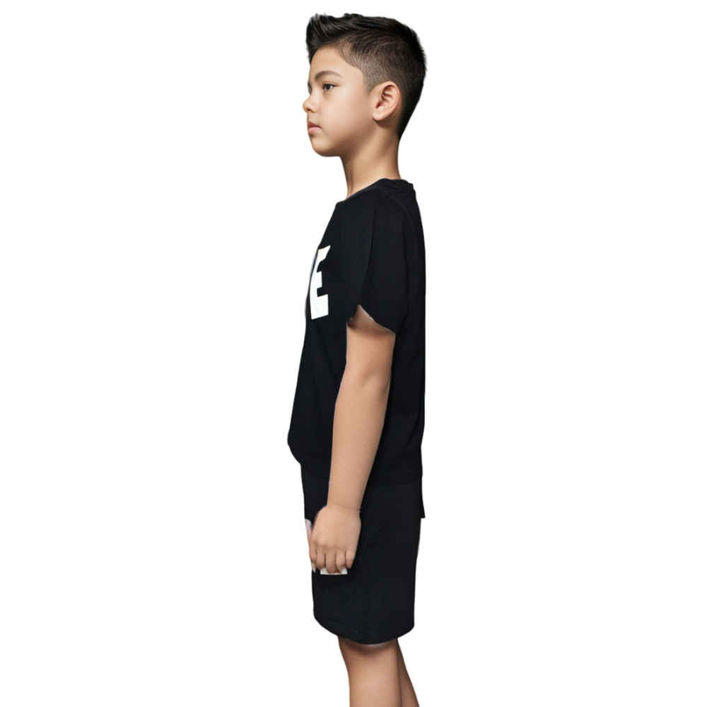 Nike Printed Luxury Black Premium Kids Co-ord Set-2