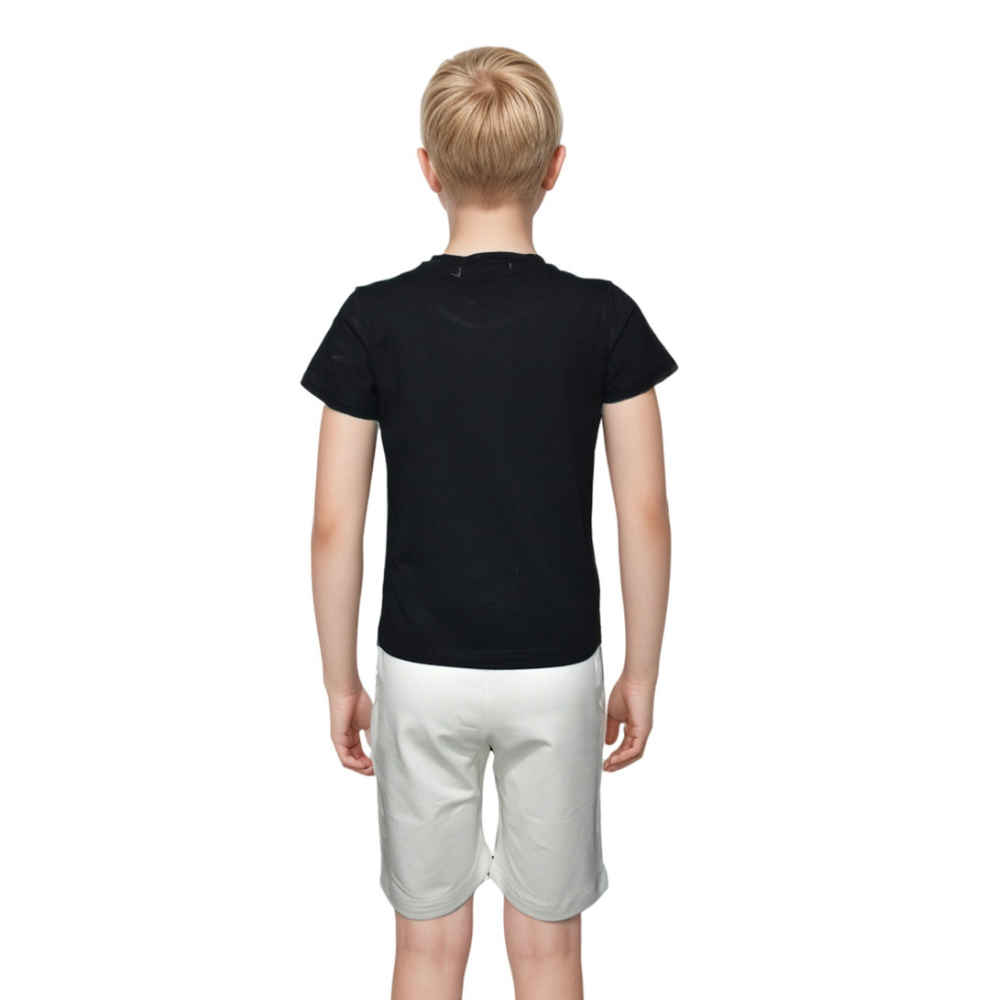 Burberry Logo Print Black Premium Quality Kids Co-ord Set-1