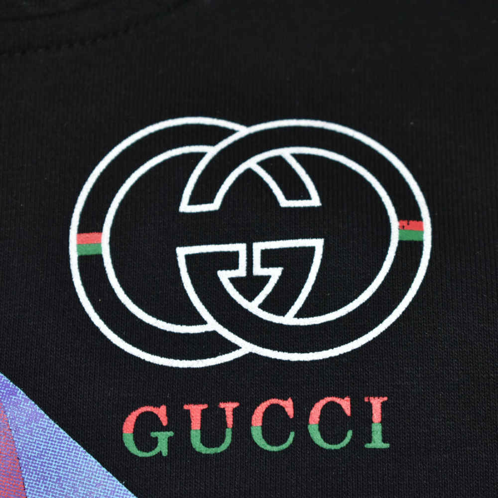 Gucci Printed Black Premium Kids Co-ord Set-thumb-3