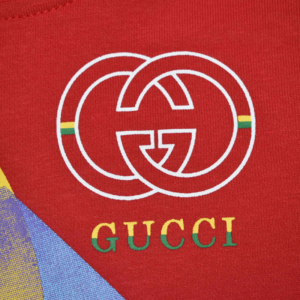 Gucci Printed Red Premium Kids Co-ord Set-3