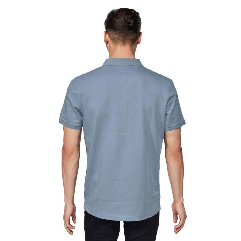 Hermes Paris Blue Premium Luxury Polo T-shirt-1