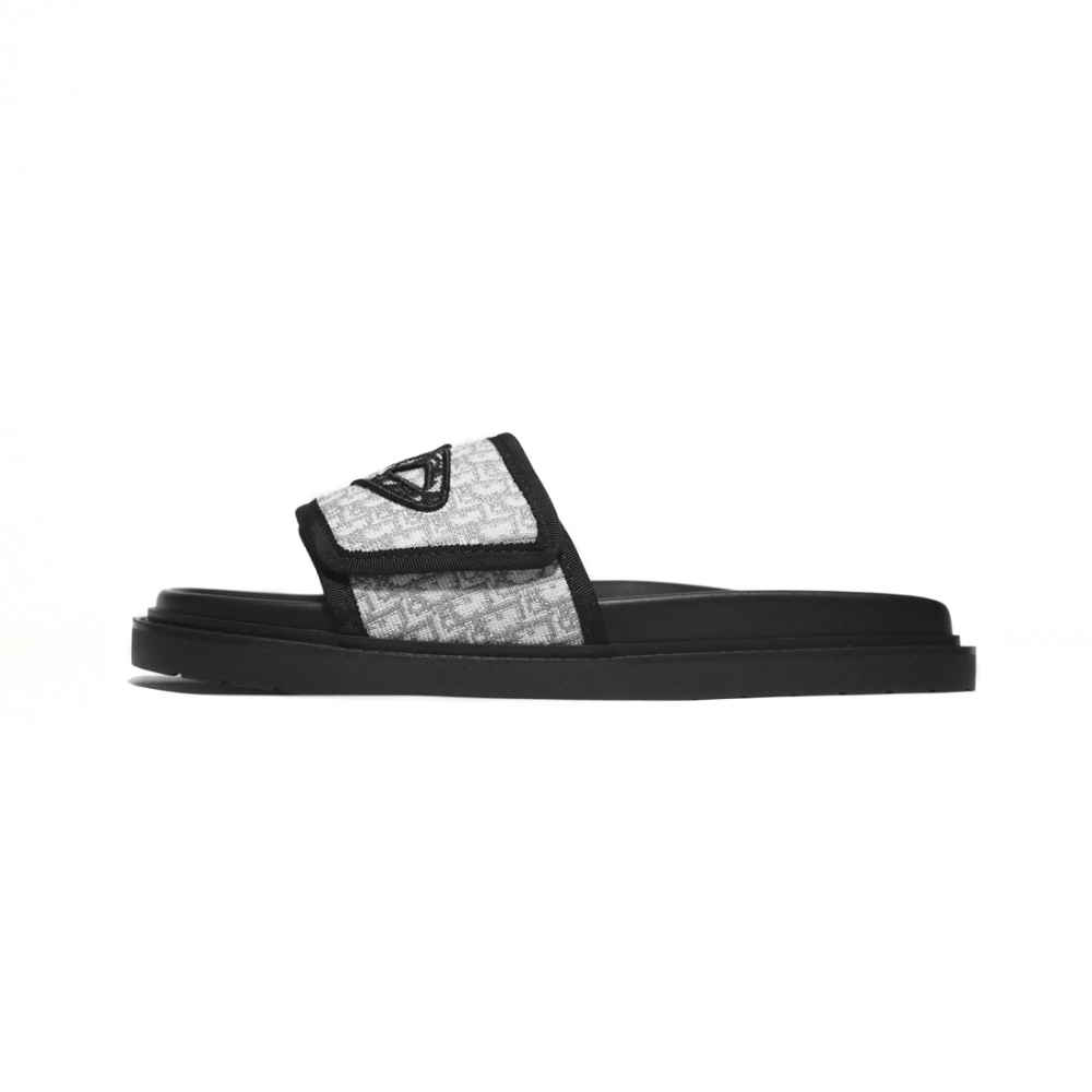 Dior Grey Premium Luxury Men's Flip-flops-1
