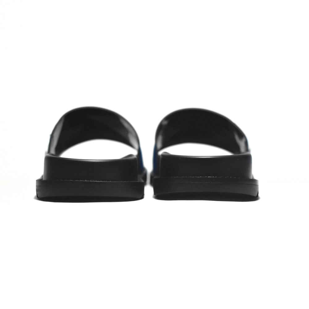 Fendi Embossed logo Black & Blue Premium Flip-flops-5