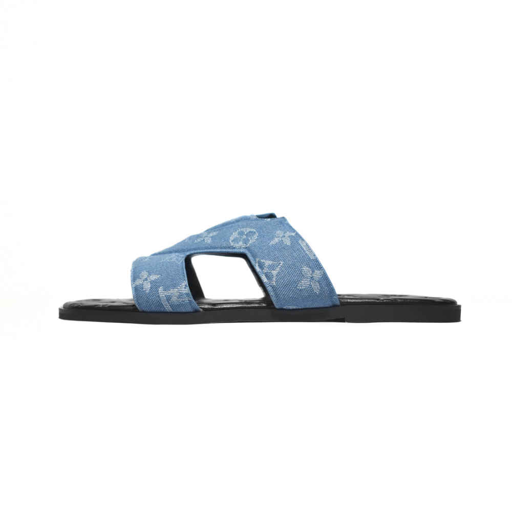 Louis Vuitton Sky Blue Premium Flip-flops-1