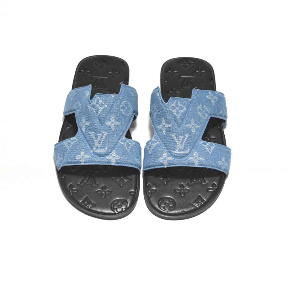 Louis Vuitton Sky Blue Premium Flip-flops-4