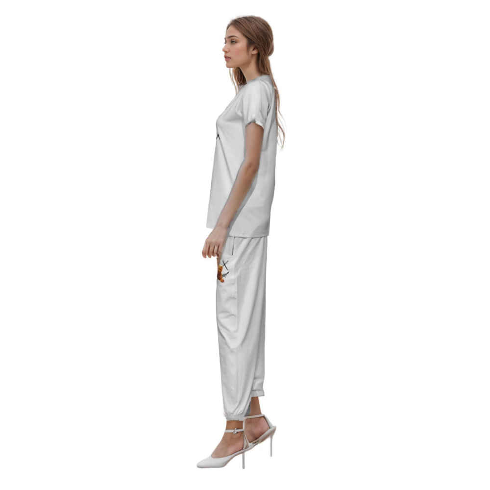 Moschino Bear Print White Premium Co-ord Set-thumb-3