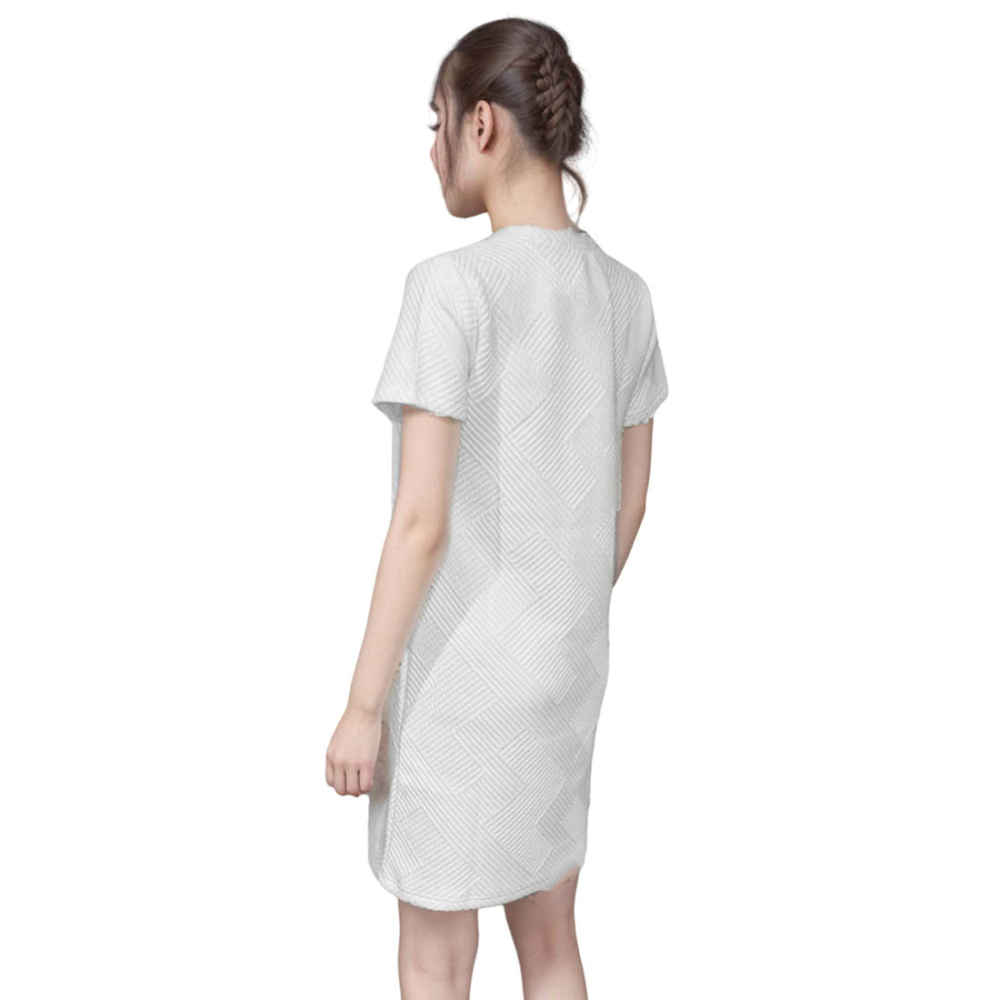 Balmain Paris White Premium Dress-thumb-2
