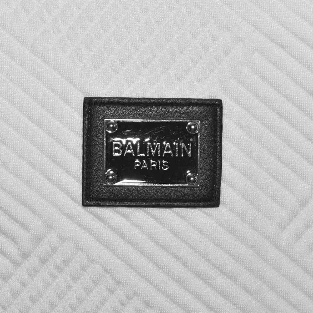 Balmain Paris White Premium Dress-thumb-3