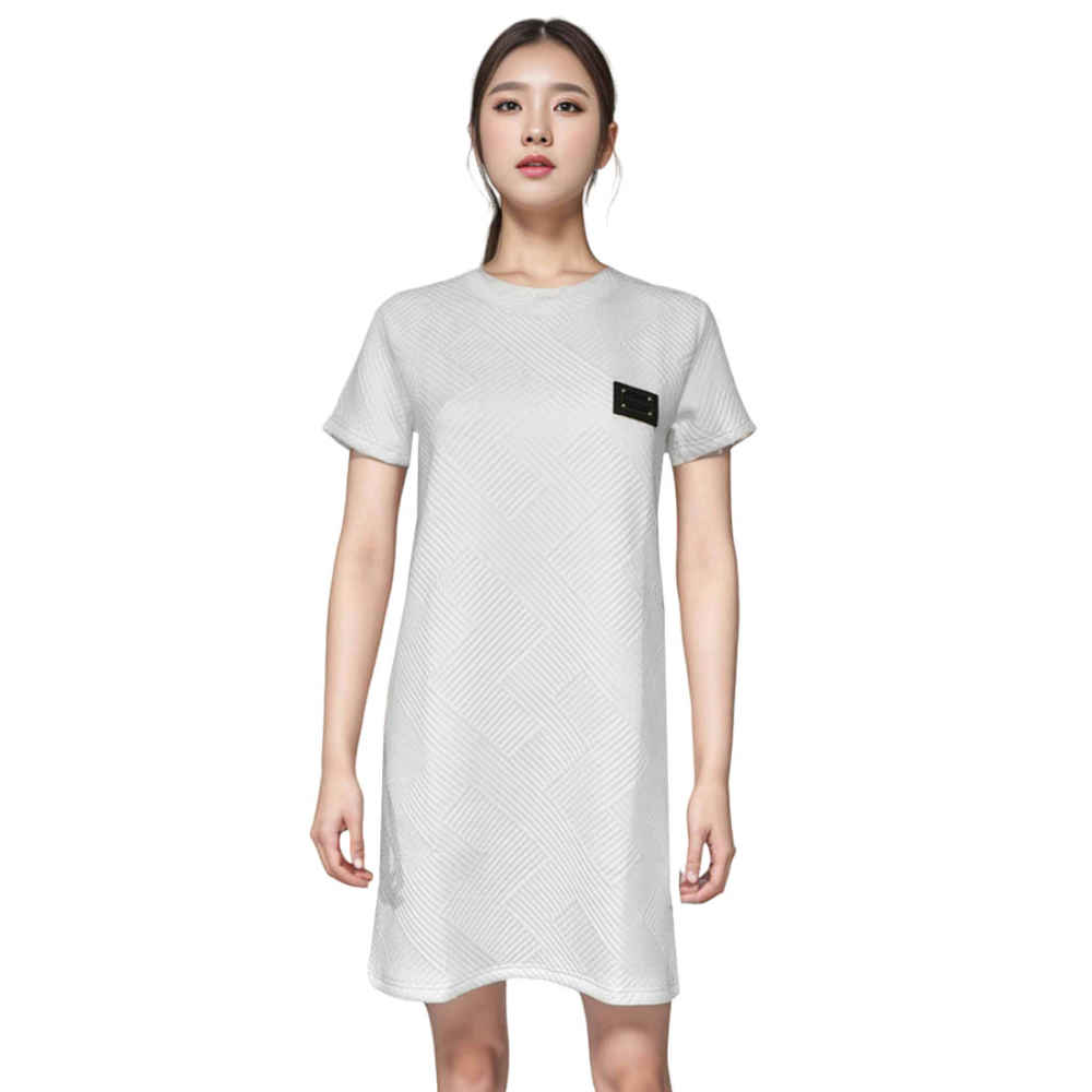 Balmain Paris White Premium Dress-thumb-1