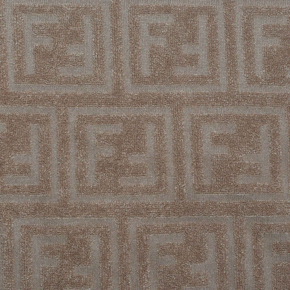 Fendi Embossed Brown Premium Cotton Dress-3