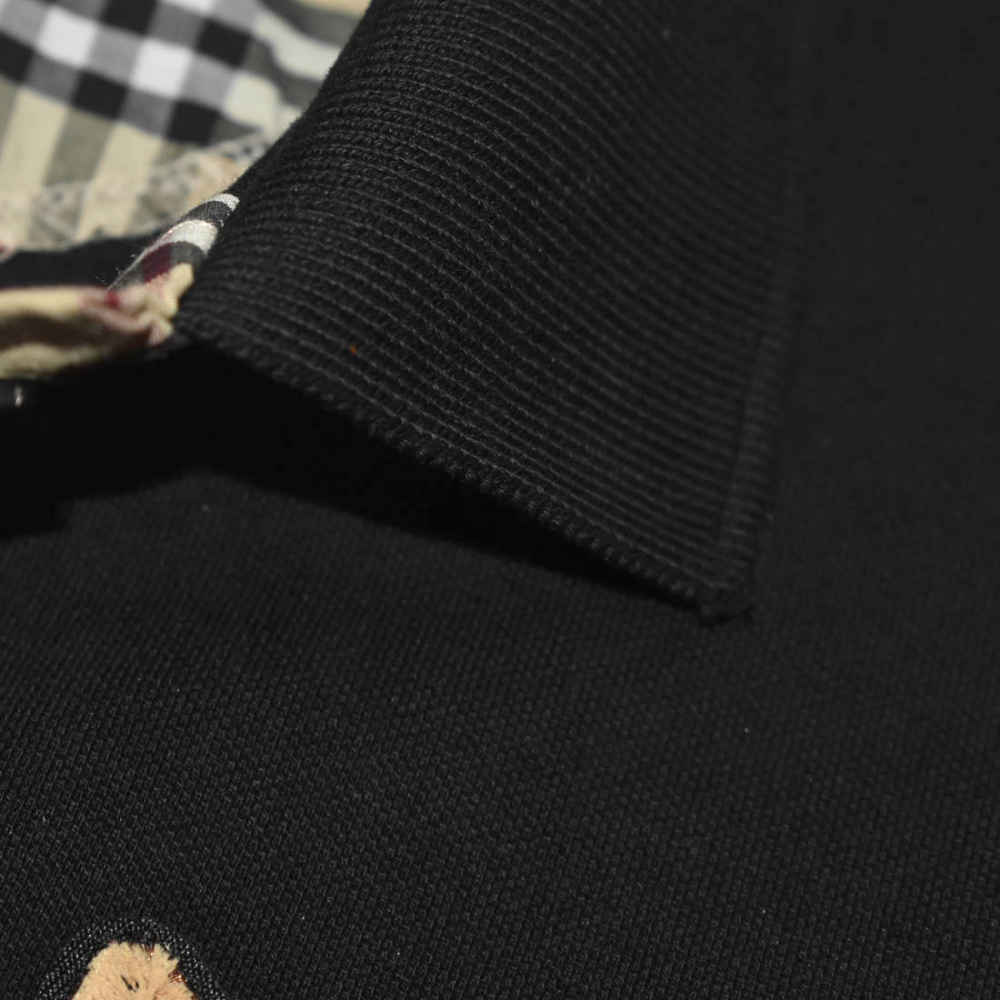 Burberry Black Premium Cotton Women T-shirt-thumb-4