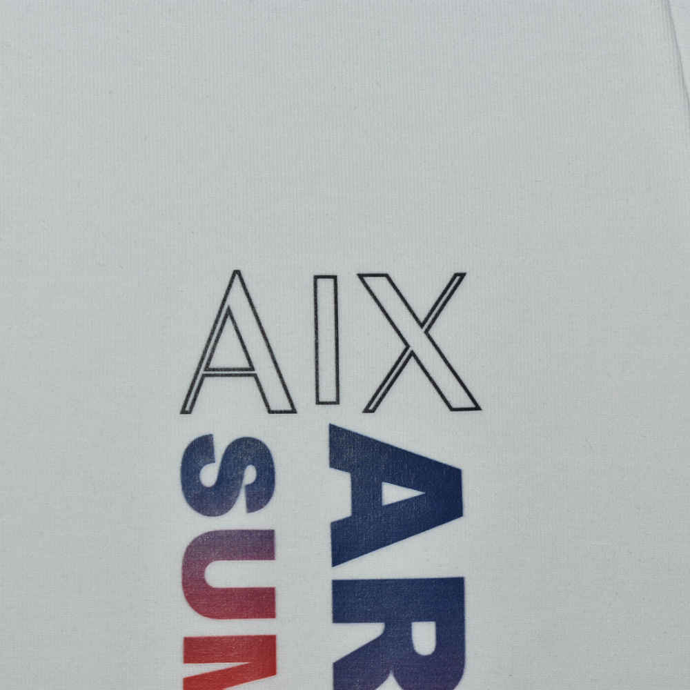 Armani Exchange White Premium Cotton Co-ord Set-4