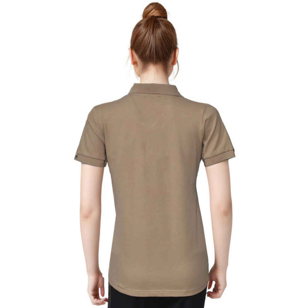 Burberry TB Embroidery Brown Women T-shirt-thumb-1